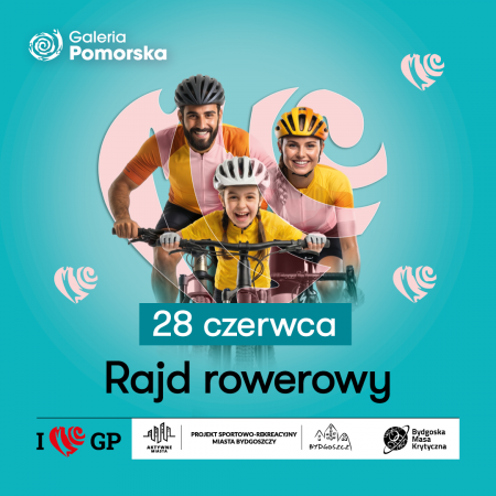 Rowerowe święto w Bydgoszczy. Galeria Pomorska zaprasza na kultowy rajd